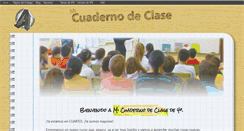 Desktop Screenshot of micuadernodeclase.com